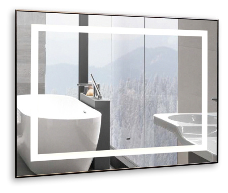 Зеркало (80х60) Silver Mirrors  Саурон LED-00002509