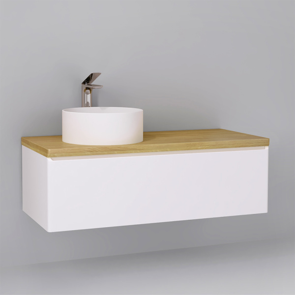 Тумба под раковину Jorno Solis new 120  SolN.01.120/P/W/JR