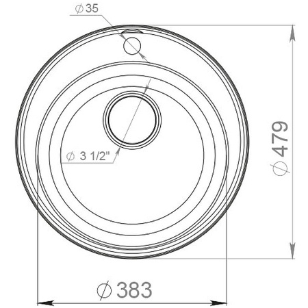 Кухонная мойка GranFest Quartz 08, 08 белый