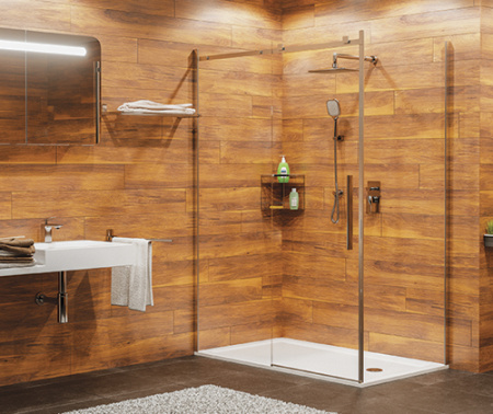 Душевой уголок (120х100) WasserKRAFT Alme 15R10