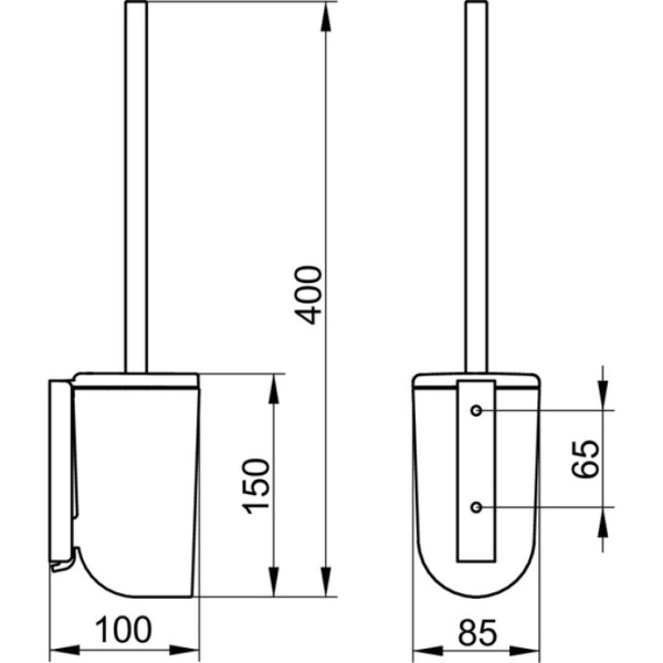 Ерш подвесной с крышкой Keuco Elegance 11664010100