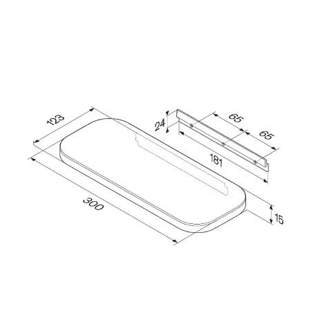 Полка для душа AM.PM Func A8F37600
