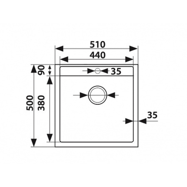 Кухонная мойка KAISER KMM-5051 мрамор (KMM-5051S-302)