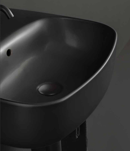 Донный клапан для раковины Kerasan 923331 черный матовый