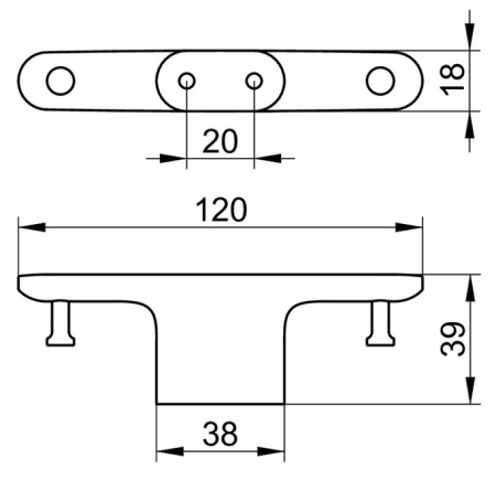 Крючок двойной Keuco Edition 400 11515010000