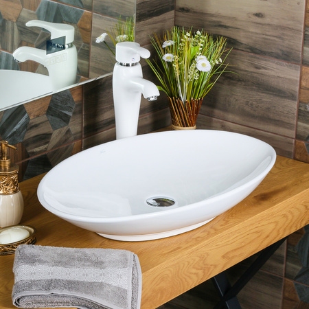 Раковина накладная (60,5х42) Melana E407-805