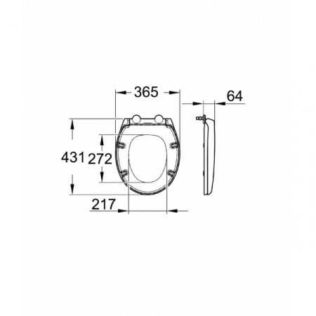 Унитаз напольный с бачком GROHE Bau Ceramic 39604000