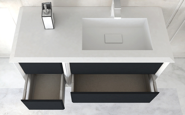 Шкаф подвесной Cezares Bellagio 54718 Grafite