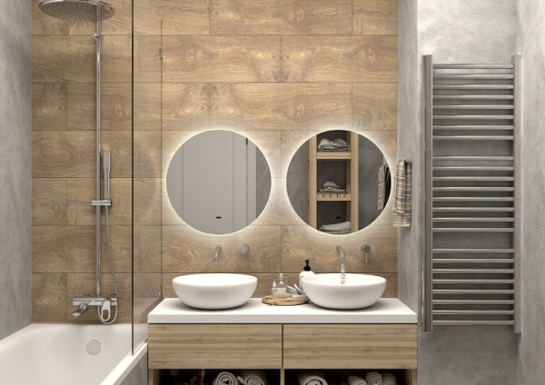 Зеркало с подсветкой Art&Max Sanremo AM-San-550-DS-F