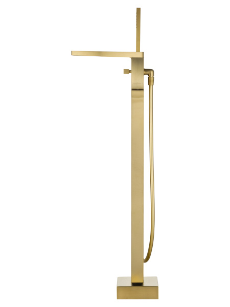 Смеситель для ванны напольного монтажа WONZON & WOGHAND FIT, брашированное золото WW-88649009- BG