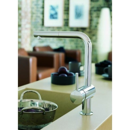 Смеситель однорычажный для мойки, DN 15 Grohe Minta 32168 DC0 (32168DC0) суперсталь