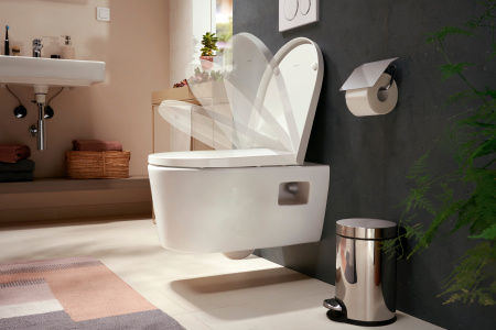 Держатель туалетной бумаги с крышкой Hansgrohe AddStoris 41753000 хром