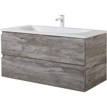 Тумба под раковину Cezares MOLVENO-100-2C-SO-LG Legno Grigio