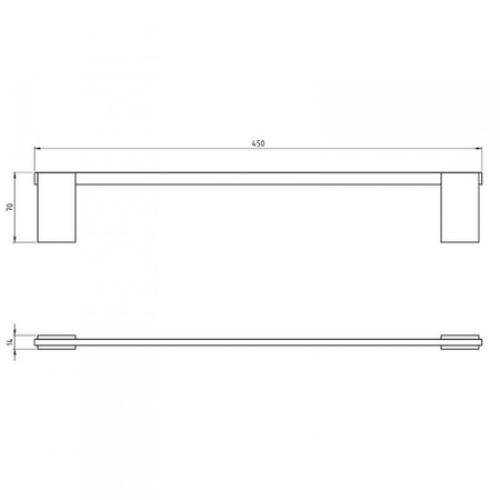 Полотенцедержатель Novaservis Metalia 9 0927.0