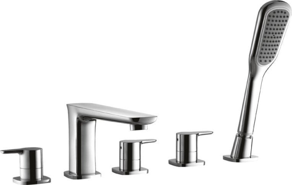 Смеситель для ванны на борт ванны Cezares Globo GLOBO-F-BVD5-01