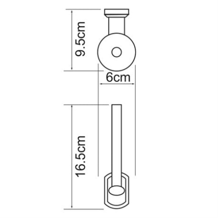 Держатель туалетной бумаги WasserKRAFT Oder K-3097