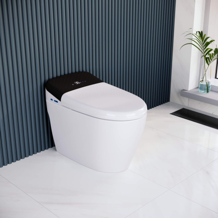 Напольный умный приставной безободковый унитаз RGW SW-30 63420130-01