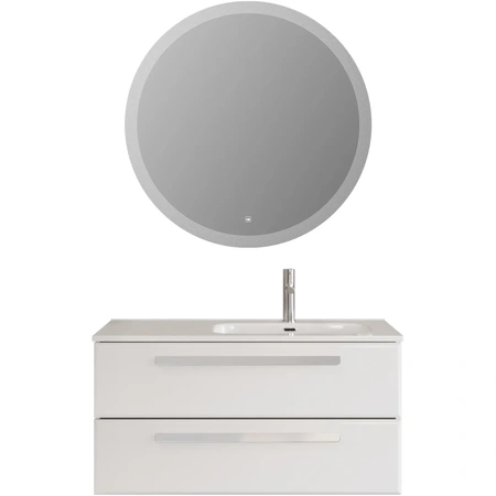 Тумба под раковину Cezares ECO-CER-N-1000-2C-SO-BL-R  Bianco Lucido без ручек
