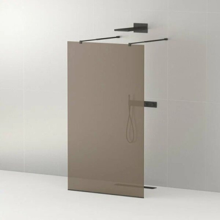 Душевая перегородка 110 см CEZARES LIBERTA LIBERTA-L-2-110-BR-NERO