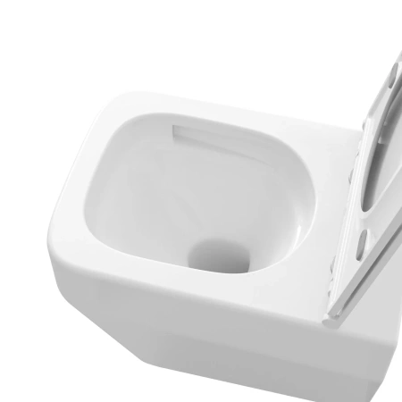 Унитаз подвесной безободковый Grossman  GR-4410SQ с сиденьем микролифт