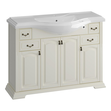 Тумба под раковину Opadiris Риспекто 120 Z0000009687 слоновая кость (без раковины)