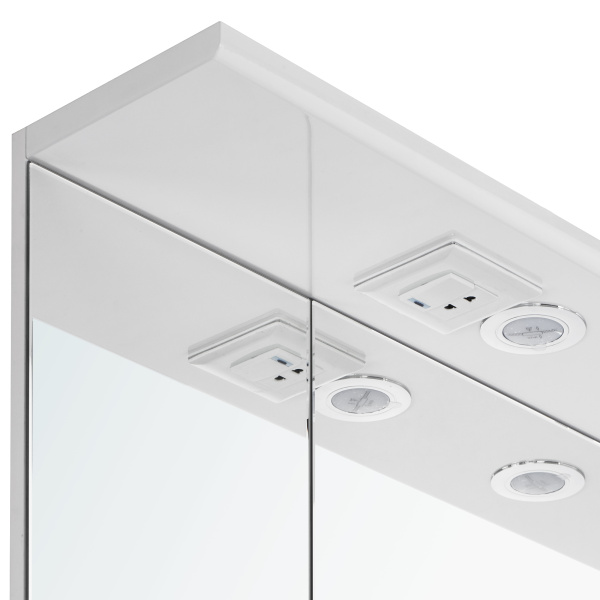 Зеркальный шкаф Aquaton Эмили 105 правый белый 1A008602EM01R