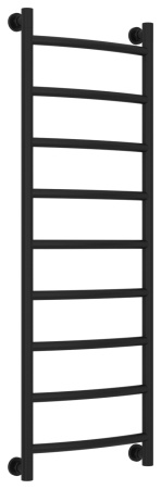 Полотенцесушитель Водяной Выгнутая Сунержа Галант + (120х40) Матовый Черный 31-0200-1240