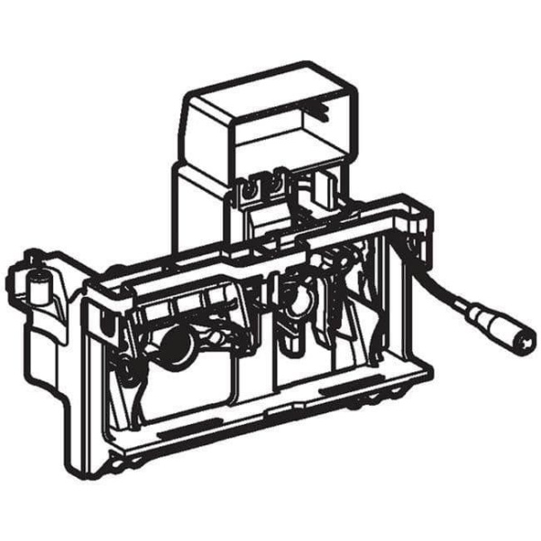 Подъемный механизм Geberit для системы управления смывом, электронный, для смывного бачка скрытого монтажа 8 см 242.424.00.1
