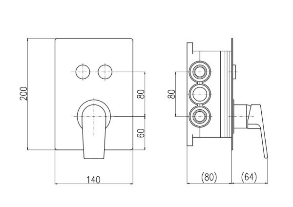 Смеситель встариваемый для ванны Rav Slezak Colorado CO186BOX