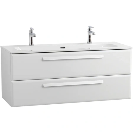 Тумба под раковину Cezares ECO-CER-N-1200-2C-SO-BL Bianco Lucido без ручек