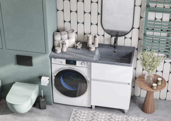 Тумба под стиральную машину 60 Aquaton Лайн 1A232101LF010 (без раковины)