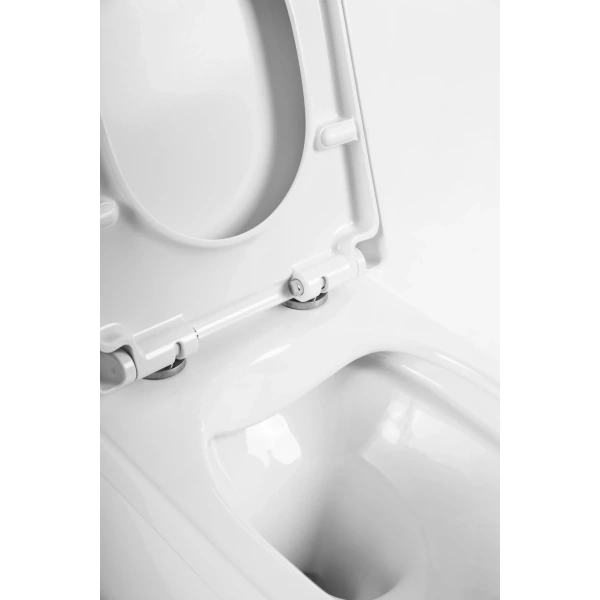 Унитаз подвесной безободковый BelBagno SENSO-R BB017CH-TOR с сиденьем микролифт