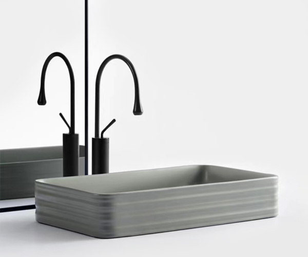 Накладная раковина (66,5х38) Bronze de Luxe TREND  1363-MG