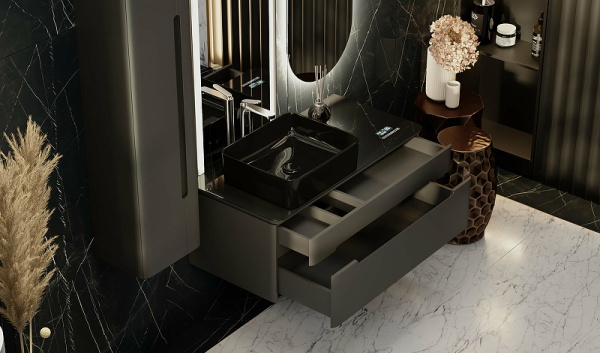 Тумба под раковину Jorno Shine 100    Shi.01.100-M/P/A