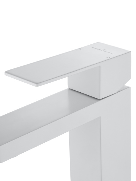 Смеситель для раковины WONZON & WOGHAND, белый матовый WW-A40982-MW