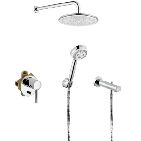 Душевой комплект с изливом Kludi Bozz 386310576