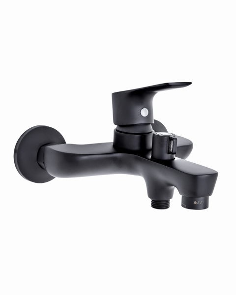 Душевая система смеситель с изливом Orange Aristo M19-932b черный