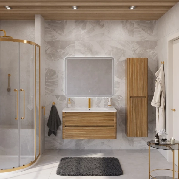 Тумба под раковину Cezares RELAX-1000-2C-SO-RC-P дуб карамельный