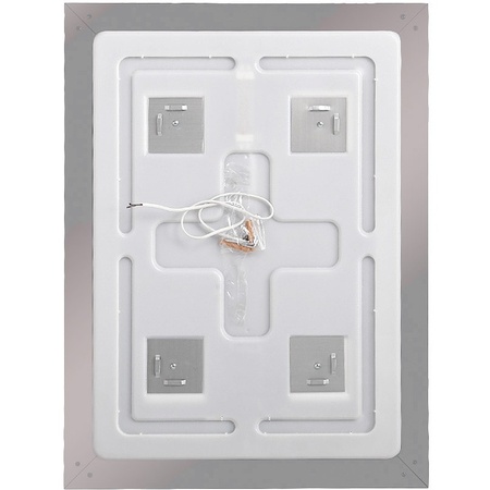Зеркало (50х80) BelBagno Kraft SPC-KRAFT-500-800-SENS-AL с подсветкой