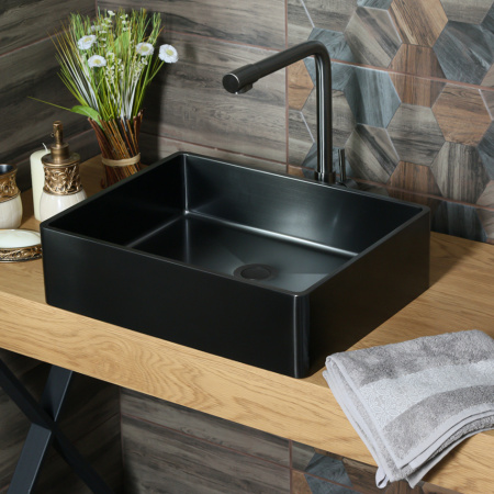 Раковина накладная (48х37)  Melana ProfLine MLN-D4837B Castle