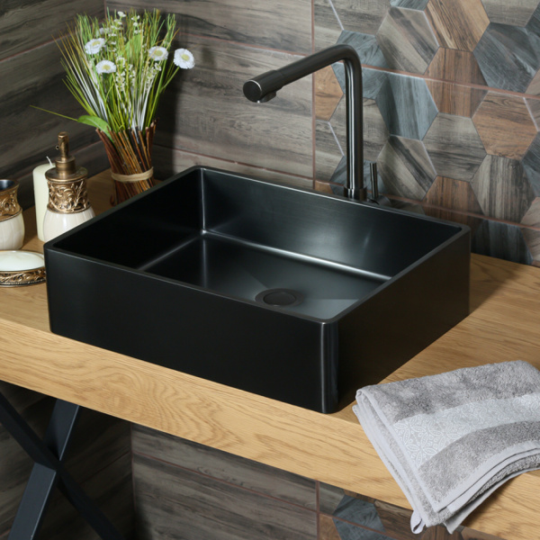 Раковина накладная (48х37)  Melana ProfLine MLN-D4837B Castle