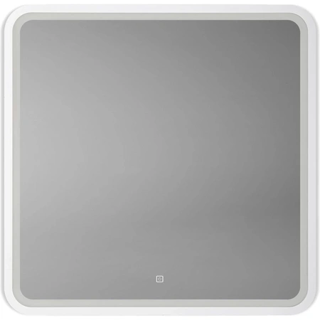 Зеркало с подсветкой Art&Max GENOVA AM-Gen-800-800-DS-F-White сенсорным выключателем