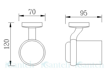 Подстаканник одинарный RUSH Fiji FI18310