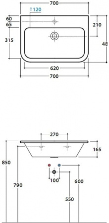 Раковина Globo Stone SSN06.BI*0