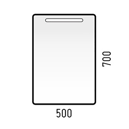 Зеркальный шкаф (50х70) Corozo Остин 50 SD-00000528