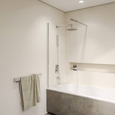 Шторка на ванну 80 см RGW Screens SC-052 35115208-11 прозрачное