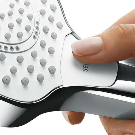 Душевой гарнитур Hansgrohe Croma Select E Vario EcoSmart 26593400 белый/хром