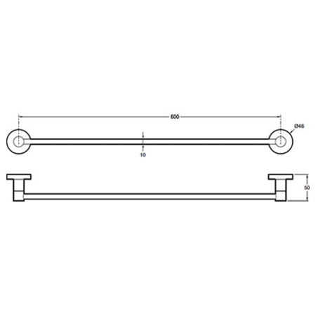 Полотенцедержатель Jacob Delafon Eo Classique E77828-CP