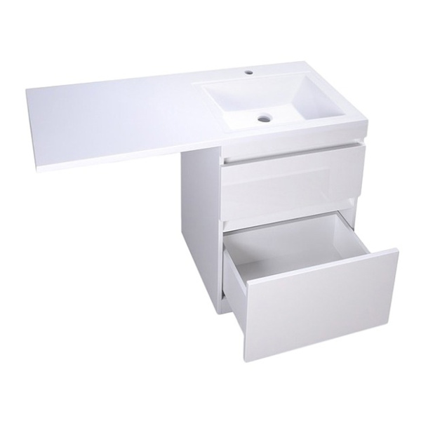 Тумба под стиральную машину подвесная Style Line Даллас СС-00000469 белый