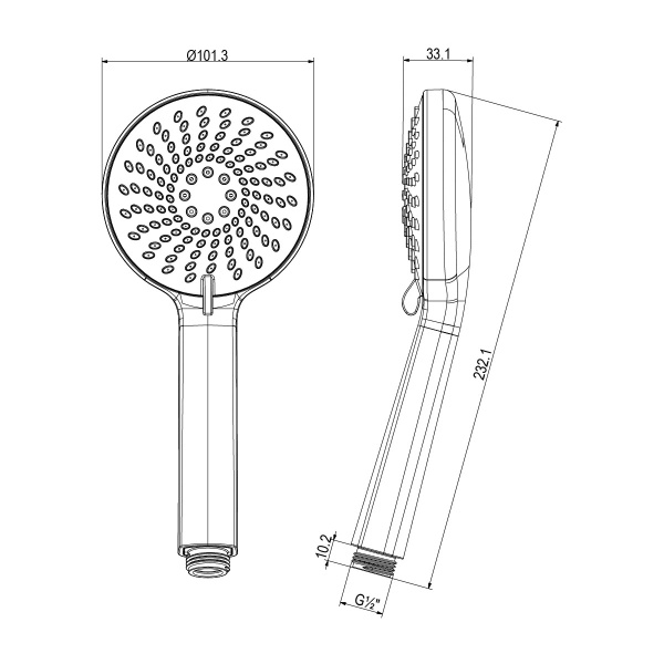 Ручной душ Lemark LM8150C